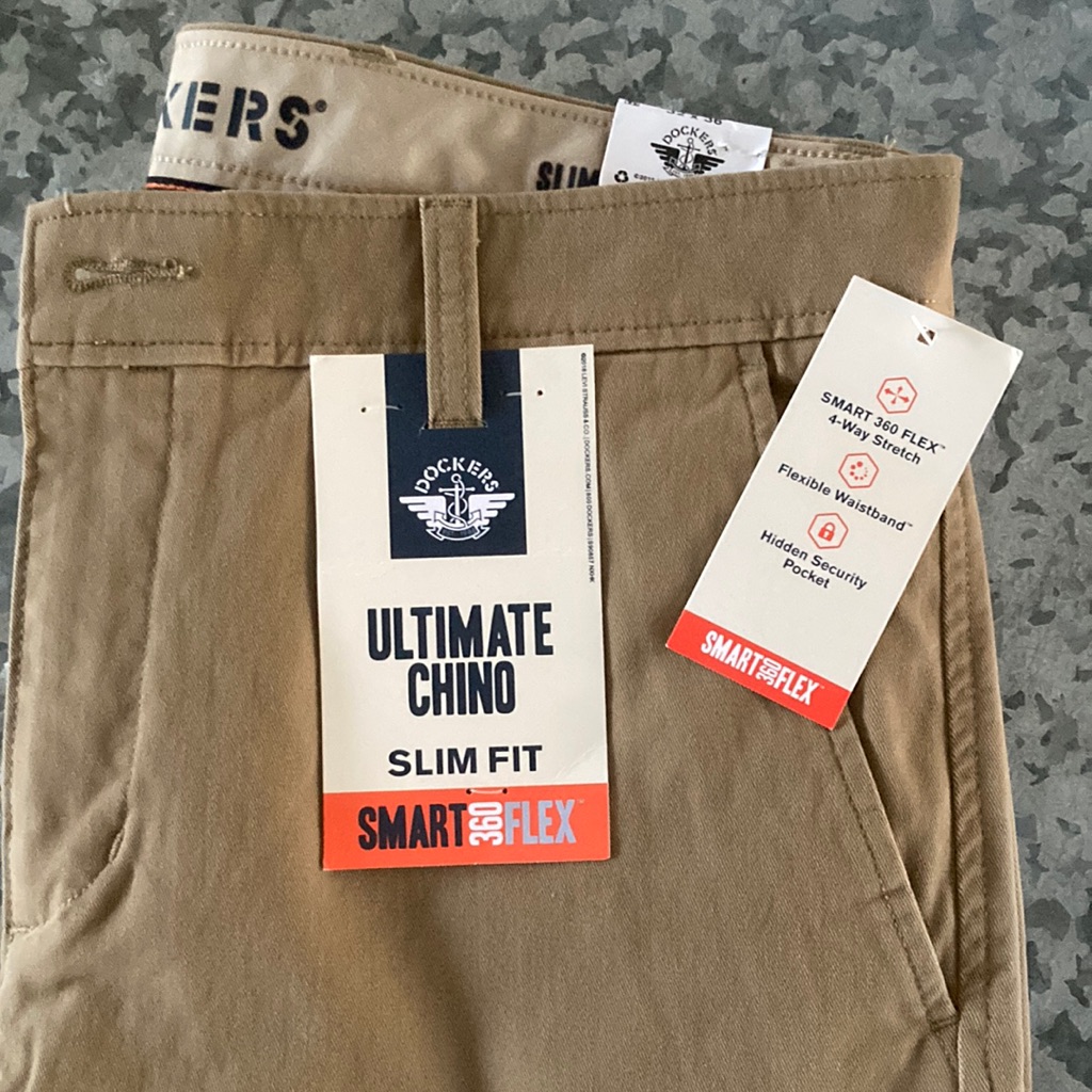 Brand New With Tags Dockers Ultimate Chino Slim Fit